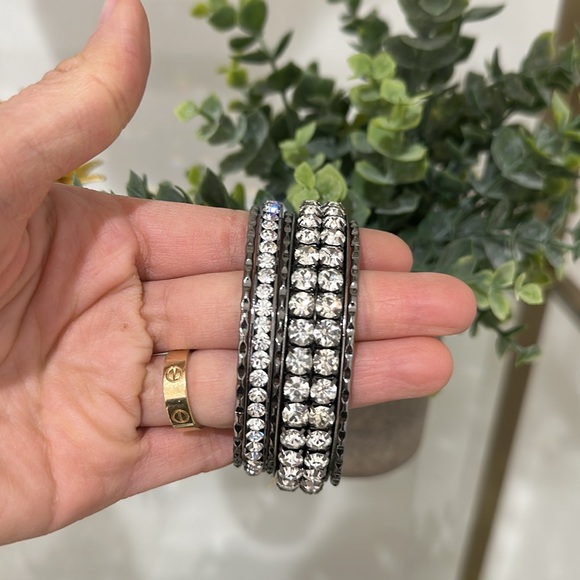 Cache Rhinestone Bangles - Picture 4 of 8